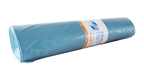 DEISS PREMIUM PLUS Müllsack 120 Liter blau, 35 µ, 700 x 1100mm, KLIMANEUTRAL, 10 x 25 Stck/Karton
