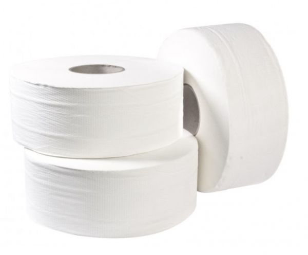 HYGIE Jumbo-Toilettenpapier, 2-lagig, 280 m, 6 Rollen, Z, Hochweiß